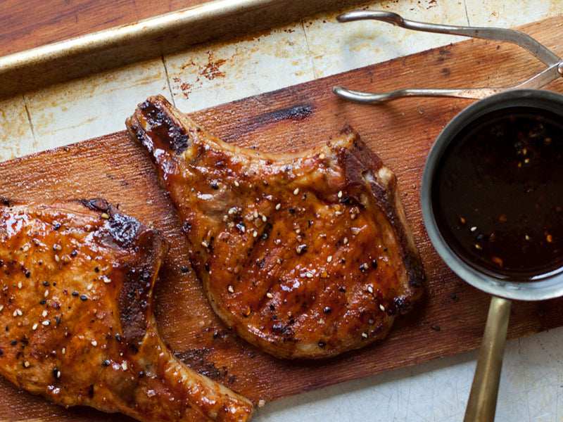 PLANKED PORK CHOPS – Fire & Flavor