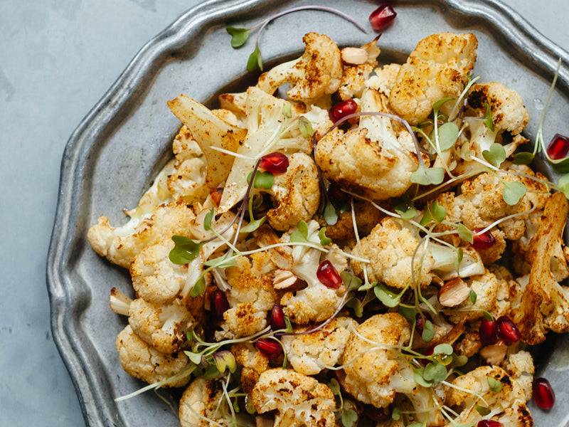 Roasted Cauliflower with Pomegranate Seeds
&ndash; Fire &amp; Flavor