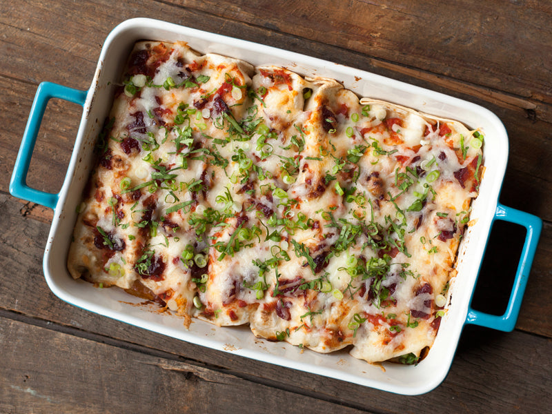 Black Bean & Turkey Enchiladas Fire & Flavor