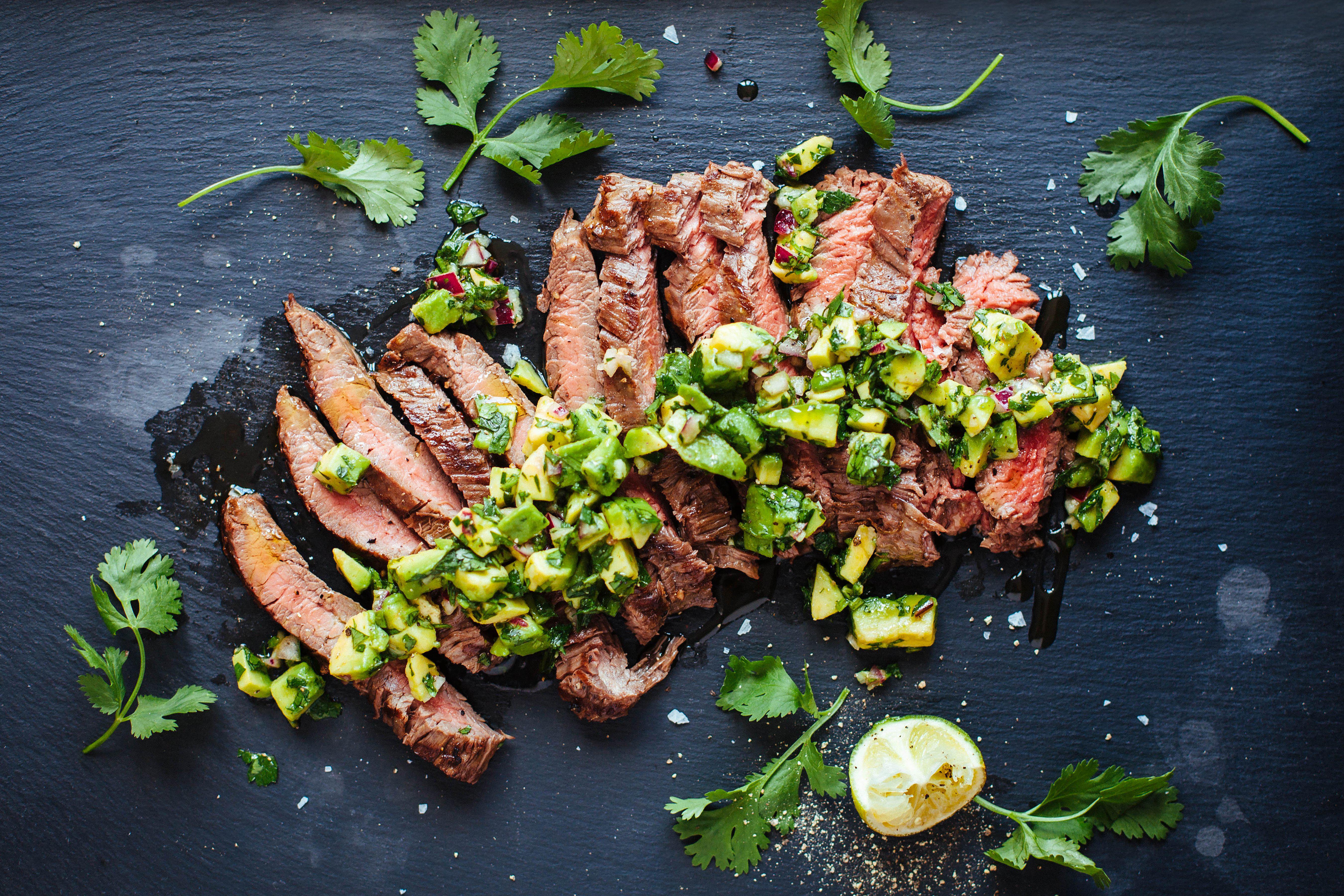 Grilled Steak with Avocado Chimichurri – Fire & Flavor