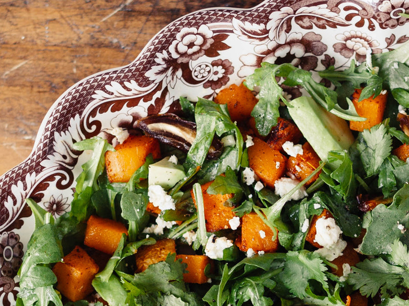 Butternut Squash and Arugula Salad Fire & Flavor