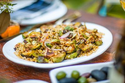 Wheatberry & Brussels Sprouts Salad