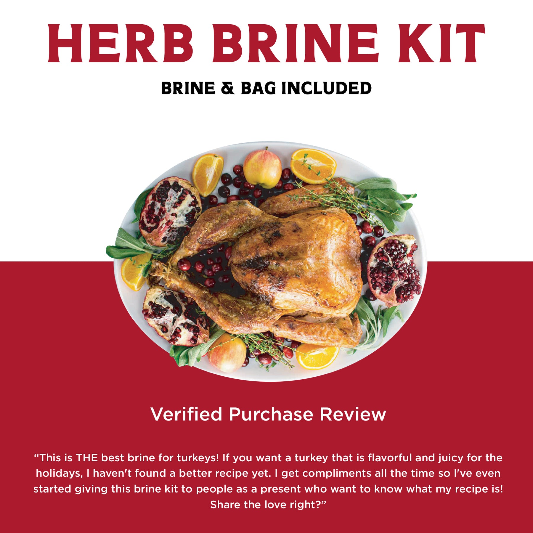 Lane's Ultimate Turkey Brine Kit with Brine Bag Included