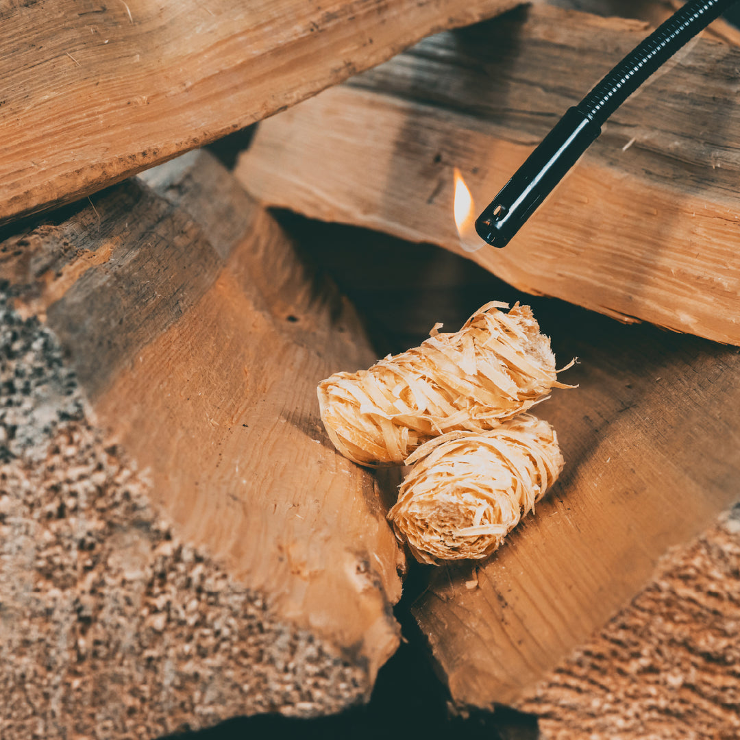 Wood Wool Fire Starters, 24 pcs – Fire & Flavor