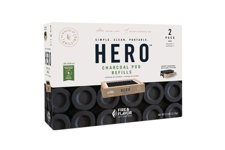 Smoke Nation Pods HERO Charcoal Pods (2 Pack) – Fire & Flavor Smoke Nation